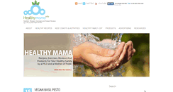 Desktop Screenshot of healthymamainfo.com